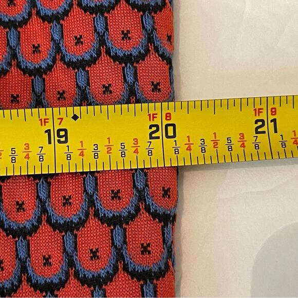 Zara Red Black Print Vacation Cruise Relaxed Fit Tank Dress NWT Size L - Picture 12 of 13